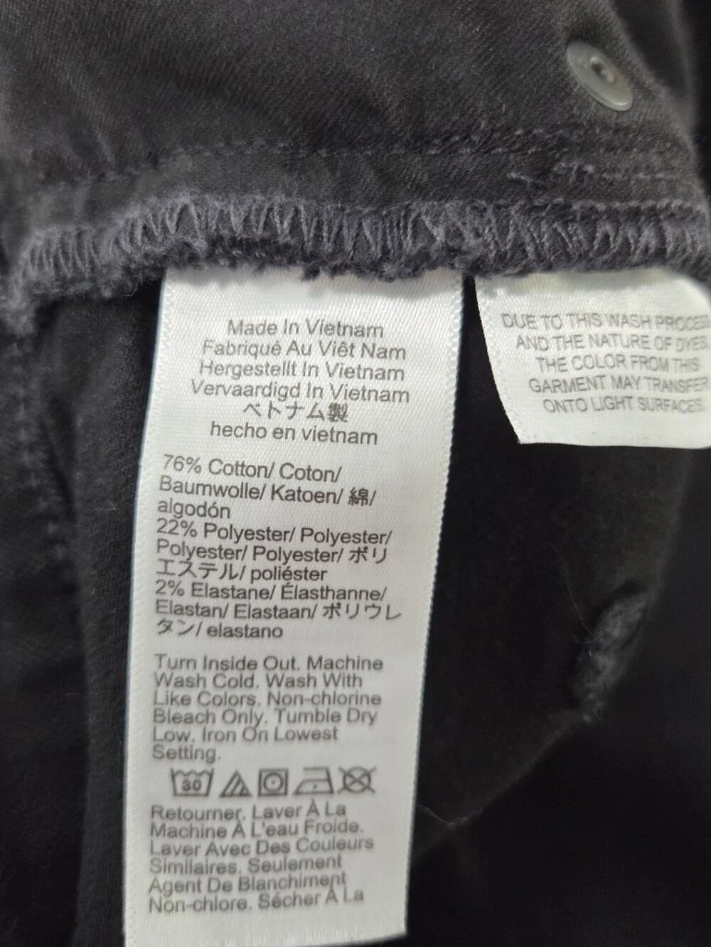 J. Crew Wide Leg Crop Black CB371 In All Day Stretch Size 32
